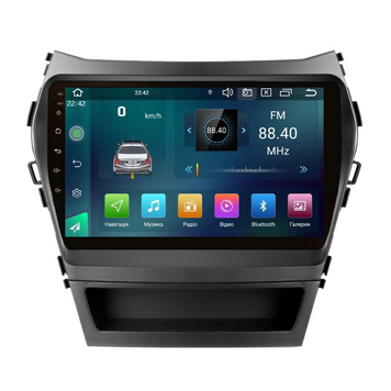Штатна магнітола Cyclone C9 CPL GSM. 2+32GB. CARPLAY. 4G Hyundai Santa Fe 2012-2018 з малим екраном AR-811440 фото