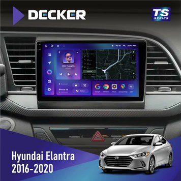 Штатна магнітола Hyundai Elantra 2016-2020 CAN Decker TS TS9-003 4x64, DSP 4G, 2k НФ-00005699 фото