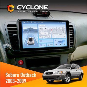 Штатна магнітола Subaru Outback 2003-2009 Cyclone C9-009 4x64, DSP, 4G, 2k НФ-00008031 фото