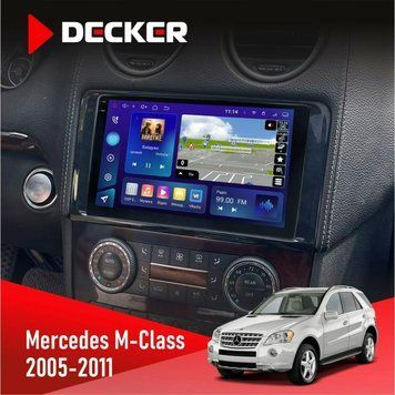 Штатна магнітола Mercedes-Benz M-Class (W164) 2005-2011 AMP Decker D9-005 4x64, DSP, 360, 4G, 2k НФ-00008306 фото