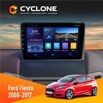 Штатна магнітола Ford Fiesta 2008-2017 Cyclone C9-006 4x64, DSP, DVR НФ-00004031 фото