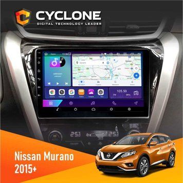 Штатна магнітола Nissana Murano 2015+ Cyclone C10-002 2x32, 4G, 2k НФ-00004385 фото