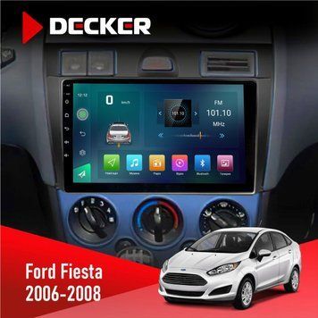 Штатна магнітола Ford Fiesta 2006-2008 Decker D9-003 6x128, DSP, 4G, 2k НФ-00004649 фото