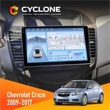 Штатна магнітола Chevrolet Cruze 2009-2018 Cyclone C9-009 4x64, DSP, 4G, 2k НФ-00007820 фото