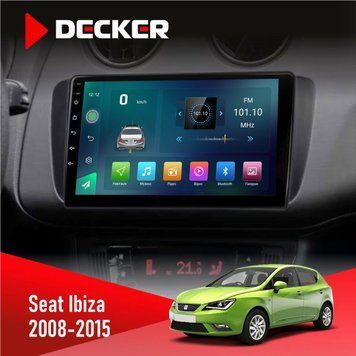 Штатна магнітола Seat Ibiza 2008-2015 Decker D9-003 6x128, DSP, 4G, 2k НФ-00004789 фото