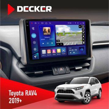 Штатна магнітола Toyota RAV4 2019+ Decker D10-005 4x64, DSP, 360, 4G, 2k НФ-00008434 фото