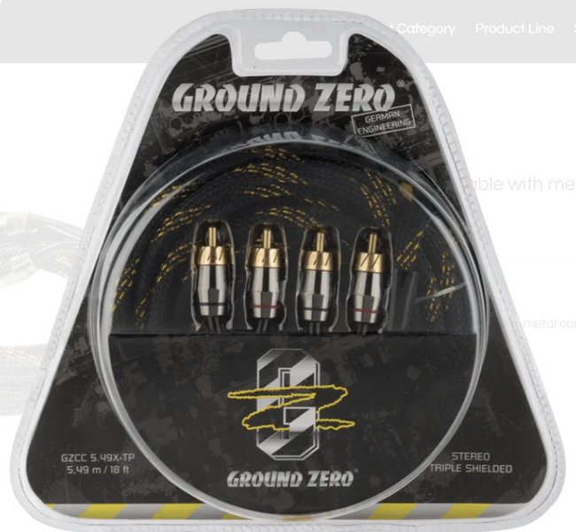 Кабель межблочный Ground Zero GZCC 5.49X-TP AR-39801 фото