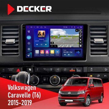 Штатна магнітола Volkswagen Caravelle 2015-2019 Decker D10-005 4x64, DSP, 360, 4G, 2k НФ-00009134 фото