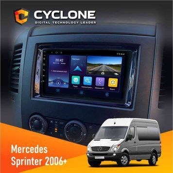 Штатна магнітола Mercedes-Benz Sprinter (W906) 2006+ Cyclone C9-006 4x64, DSP, DVR НФ-00002552 фото