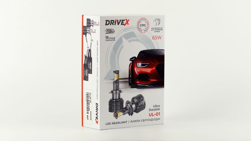Світлодіодні лампи DriveX UL-01 H4/H19 5.5K 65W CAN DX-1280 фото