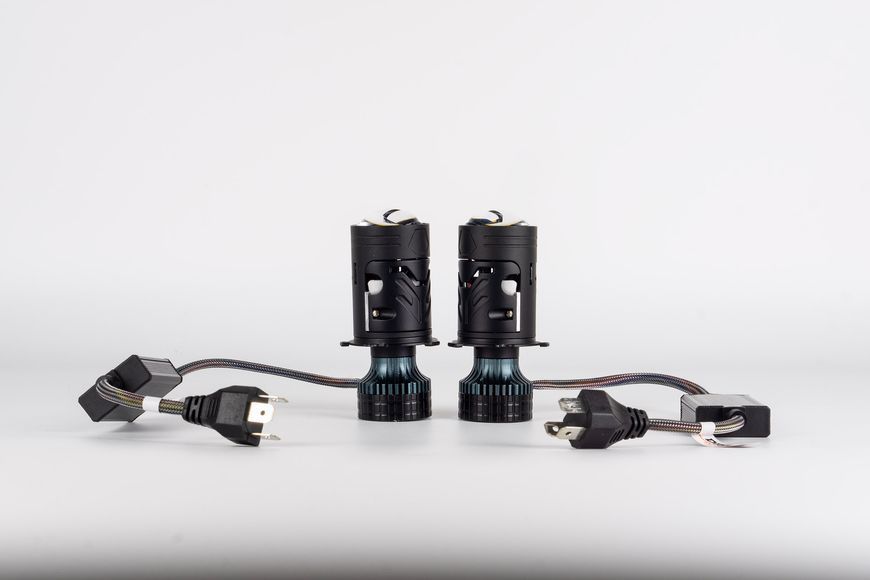 Світлодіодні лампи з лінзою DriveX LE-10 H4 H/L 6000K 85W/65W 9-36V DX-23795 фото