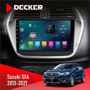 Штатна магнітола Suzuki SX4 2013-2021 Decker D9-003 6x128, DSP, 4G, 2k НФ-00004813 фото