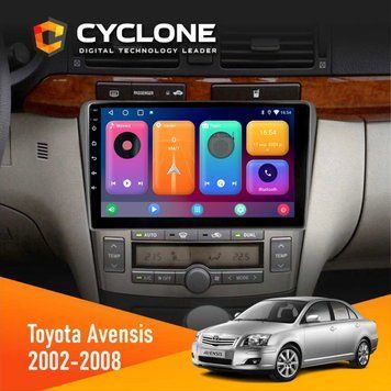 Штатна магнітола Toyota Avensis 2002-2008 Black Cyclone C9 CPL 2x32 НФ-00008987 фото
