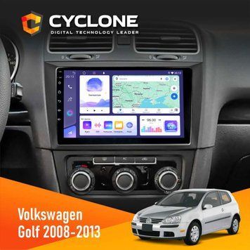 Штатна магнітола Volkswagen Golf 2008-2013 Cyclone C9-011 4x64, DSP НФ-00009105 фото