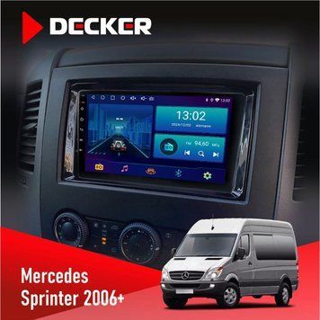 Штатна магнітола Mercedes-Benz Sprinter (W906) 2006+ Decker D9-002 6x128, DSP, 360 НФ-00003713 фото