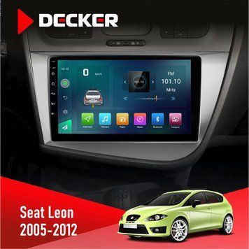 Штатна магнітола Seat Leon 2005-2015 Decker D9-005 4x64, DSP, 360, 4G, 2k НФ-00008393 фото