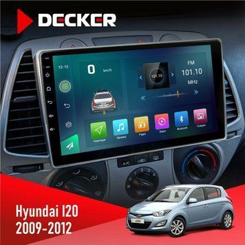 Штатна магнітола Hyundai I20 2009-2012 Decker D9-003 6x128, DSP, 4G, 2k НФ-00004310 фото