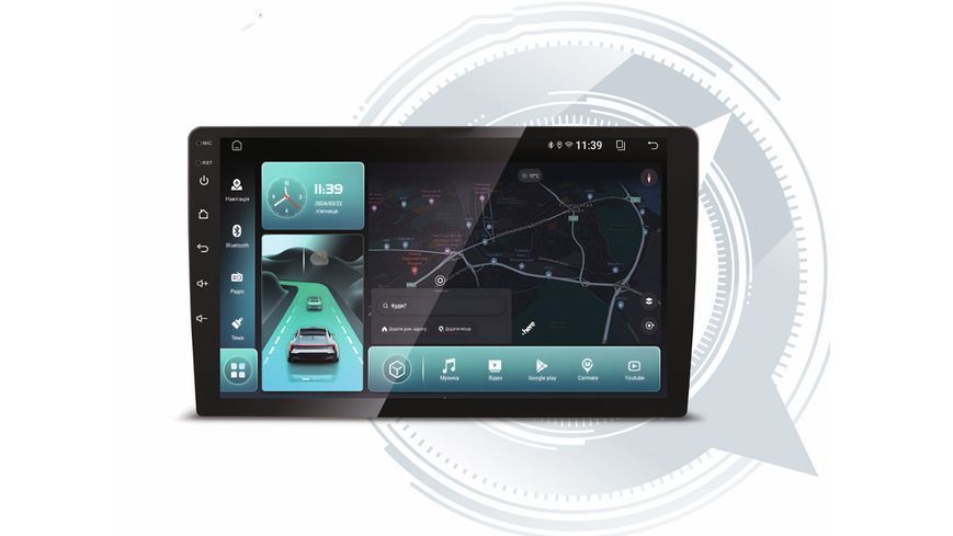 Автомобільна мультимедійна система DriveX UA-05 10" 2+32Gb 2.5D QLED 4-Cores Android 12.0 DX-2185 фото