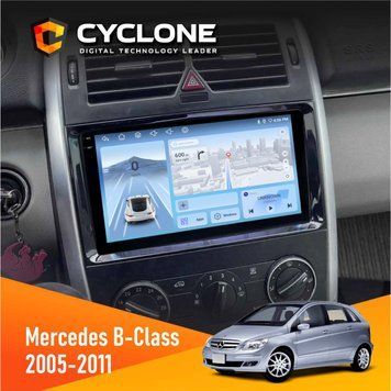Штатна магнітола Mercedes-Benz B-Class (T245) 2005-2011 Cyclone C9-009 4x64, DSP, 4G, 2k НФ-00007941 фото