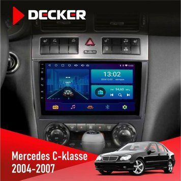 Штатна магнітола Mercedes-Benz C-Class (W203) 2004-2007 AMP Decker D9-001 4x64, DSP НФ-00003725 фото