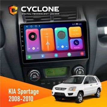 Штатна магнітола KIA Sportage 2008-2010 Climate Cyclone C9 CPL 2x32 НФ-00004151 фото