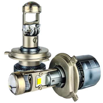 LED лампи автомобільні з лінзою DriveX LE-03 H4 H/L 6000K 31W/41W DX-1133 фото