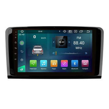 Штатна магнітола Cyclone C9 CPL GSM. 2+32GB. CARPLAY. 4G Mercedes M-Class W164 2005-2011з підсилювачем звуку D2B AR-813530 фото