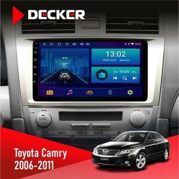 Штатна магнітола Toyota Camry 40 2006-2011 Decker D9-001 4x64, DSP НФ-00003873 фото