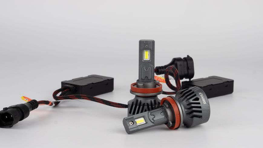 LED лампи автомобільні DriveX LED лампи серії AL-15 PRO H11/H8 65W 9-60V 5.5K к-т. DX-24083 фото