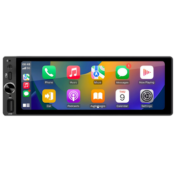 Автомобільний мультимедійний центр 2-Din 7" з бездротовим CarPlay та Android Auto - DriveX LNX-686 1-Din 7" CarPlay 4x45W Linux DX-2257 фото