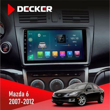 Штатна магнітола Mazda 6 GH 2007-2012 Decker D9-003 6x128, DSP, 4G, 2k НФ-00004723 фото
