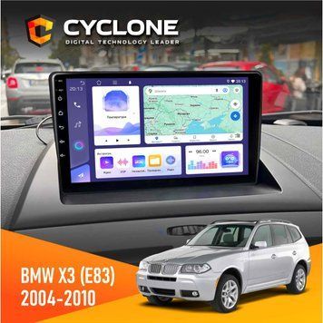 Штатна магнітола BMW X3 (E83) 2004-2010 Cyclone C9-008 4x64, DSP НФ-00006936 фото