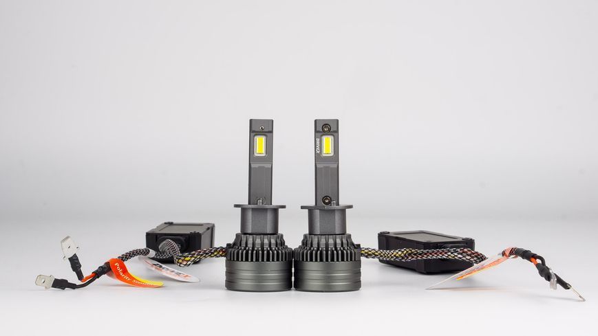 LED лампи автомобільні DriveX UL-05 H1 65W 9-60V 5.5K к-т. DX-23809 фото