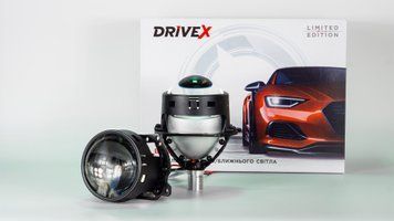 Bi-Led лінза автомобільна DriveX Evolution F1SR 3,0" 47/53W 5500K DX-23457 фото