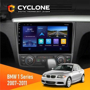 Штатна магнітола BMW 1 Series 2007-2011 Climate Cyclone C9-006 4x64, DSP, DVR НФ-00002030 фото
