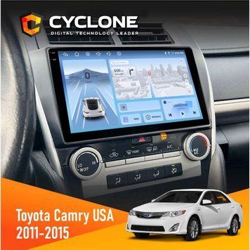 Штатна магнітола Toyota Camry 2011-2015 USA Cyclone C10-005 4x64, 4G, DSP, 2k НФ-00007764 фото