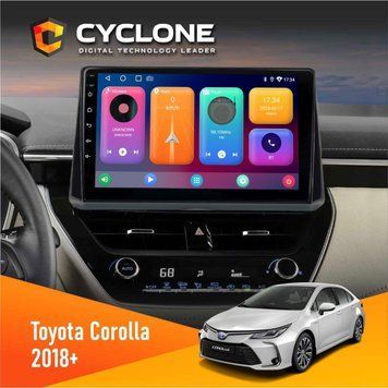 Штатна магнітола Toyota Corolla 2018+ Cyclone C10-001 2x32 НФ-00004549 фото