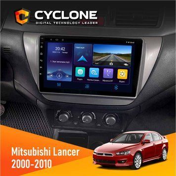 Штатна магнітола Mitsubishi Lancer 9 2000-2010 Cyclone C9-006 4x64, DSP, DVR НФ-00002608 фото
