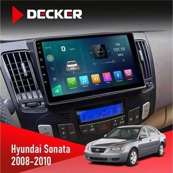 Штатна магнітола Hyundai Sonata 2008-2010 Climate Decker D9-004 6x128, DSP 360, 2k НФ-00007282 фото