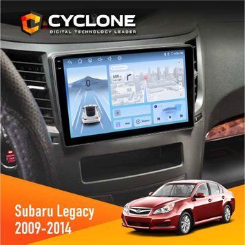 Штатна магнітола Subaru Legacy 2009-2014 Cyclone C9-009 4x64, DSP, 4G, 2k НФ-00008029 фото
