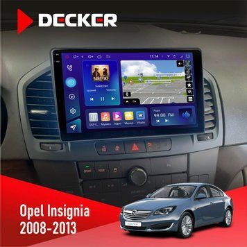 Штатна магнітола Opel Insignia 2008-2013 Decker D9-005 4x64, DSP, 360, 4G, 2k НФ-00008359 фото
