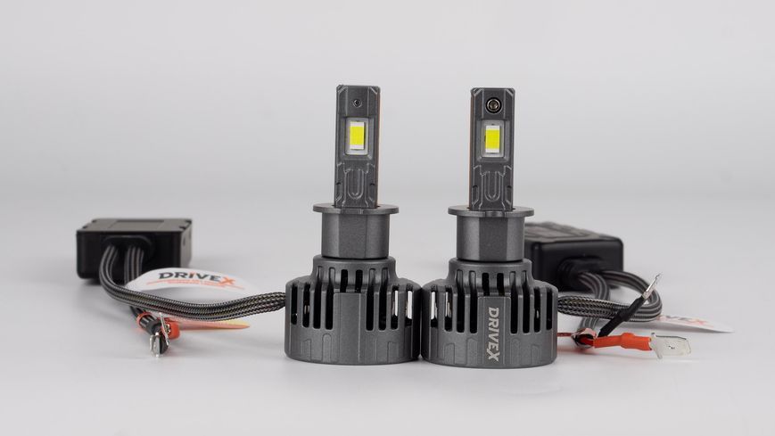Світлодіодні лампи DriveX Світлодіодні лампи серії AL-15 H3 65W 9-60V 5.5K к-т. DX-23822 фото