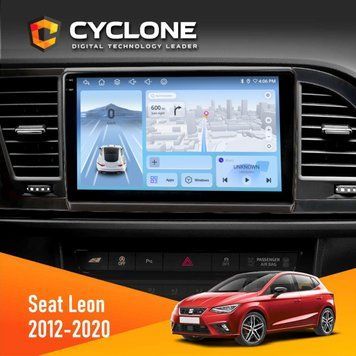 Штатна магнітола Seat Leon 2012-2020 Cyclone C9-009 4x64, DSP, 4G, 2k НФ-00008014 фото