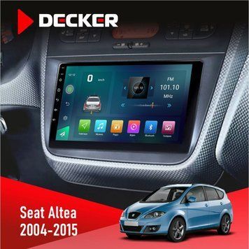 Штатна магнітола Seat Altea 2004-2015 Decker D9-003 6x128, DSP, 4G, 2k НФ-00004788 фото