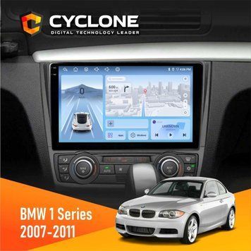 Штатна магнітола BMW 1 Series 2007-2011 Climate Cyclone C9-009 4x64, DSP, 4G, 2k НФ-00007804 фото