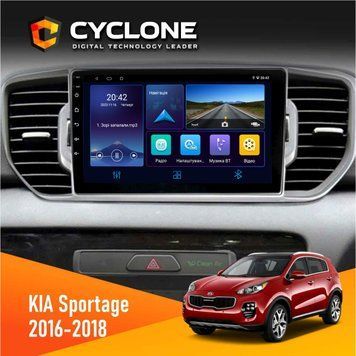Штатна магнітола Kia Sportage 4 QL 2016-2018 CAN Cyclone C9-006 4x64, DSP, DVR НФ-00002434 фото