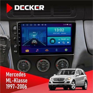 Штатна магнітола Mercedes-Benz ML-Class (W163) 1997-2006 Decker D9-002 6x128, DSP, 360 НФ-00003705 фото