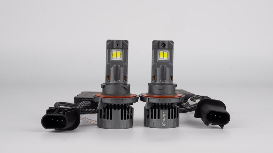 Світлодіодні лампи DriveX Світлодіодні лампи серії AL-15 H13 H/L 65W 9-60V 5.5K к-т. DX-23819 фото