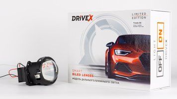 BiLED лінзи автомобільні DriveX BiLED Triada SE 3.0" 60/68W 5.5K DX-23796 фото