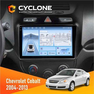 Штатна магнітола Chevrolet Cobalt 2004-2013 Cyclone C9-009 4x64, DSP, 4G, 2k НФ-00007821 фото